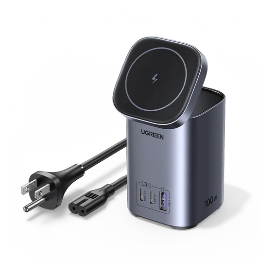 UGREEN 100W 4-Port Power Station with Qi2 Wireless Charging