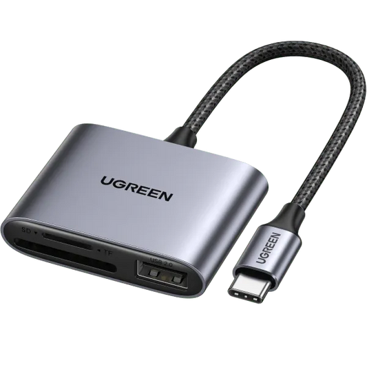 UGREEN 3-in-1 USB C SD Card Reader