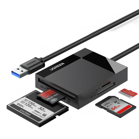 UGREEN 4-in-1 USB 3.0 SD/TF Card Reader