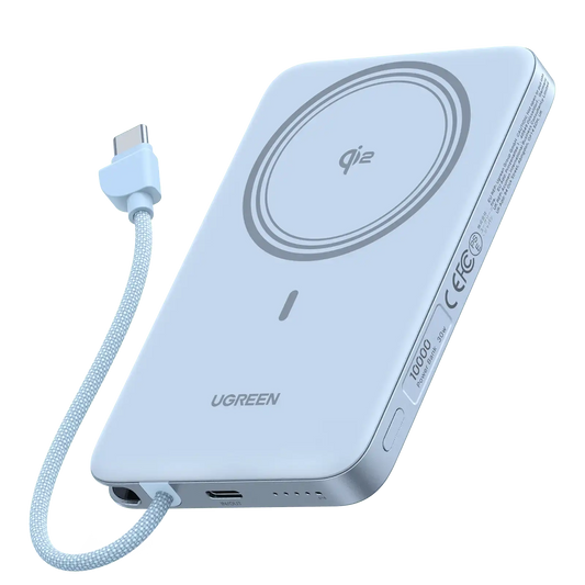 UGREEN MagFlow Air Magnetic Power Bank (10000mAh, Qi2 15W)