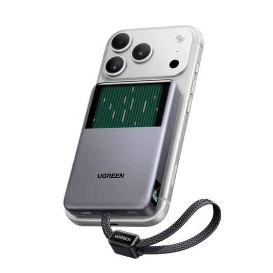 UGREEN MagFlow Pro 10000mAh Qi2 25W Magnetic Power Bank with Liquid Cooling