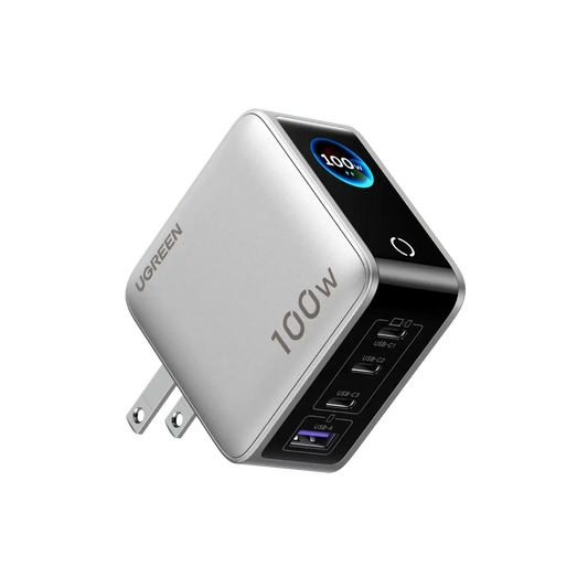 UGREEN Nexode Pro 100W 4-Port GaN Charger with Smart Display