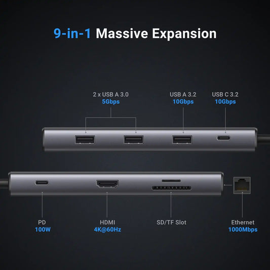 UGREEN Revodok Pro 9-in-1 USB-C Hub