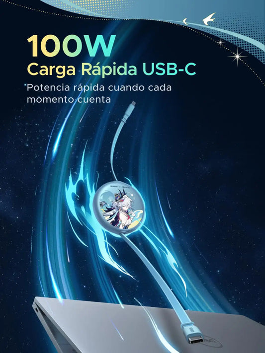 UGREEN x Honkai: Star Rail 100W Retractable USB-C Cable