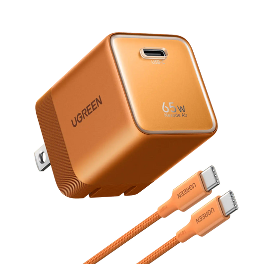UGREEN Nexode Air USB-C Charger (65W, GaN, Foldable Plug)