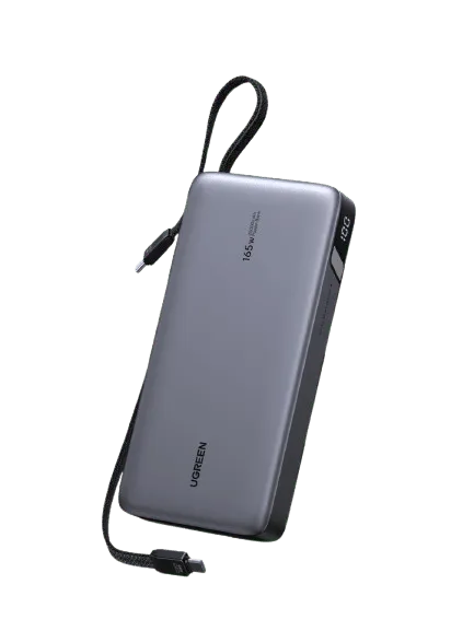 UGREEN Nexode Power Bank 25000mAh 165W with Built-in Cables