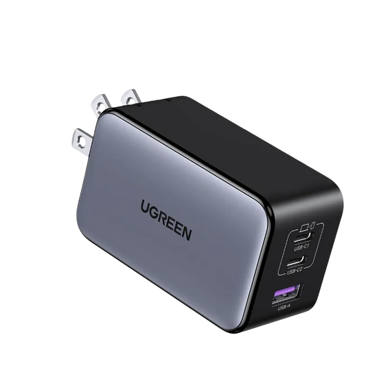 UGREEN Nexode 100W 3-Port Charger with Foldable Plug