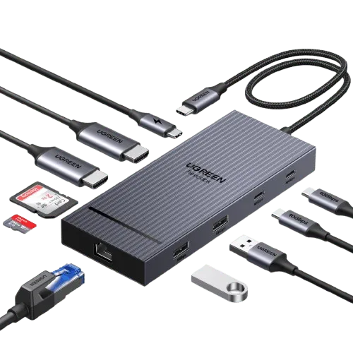 UGREEN Revodok 10 in 1 USB C Docking Station Dual 4K Monitor