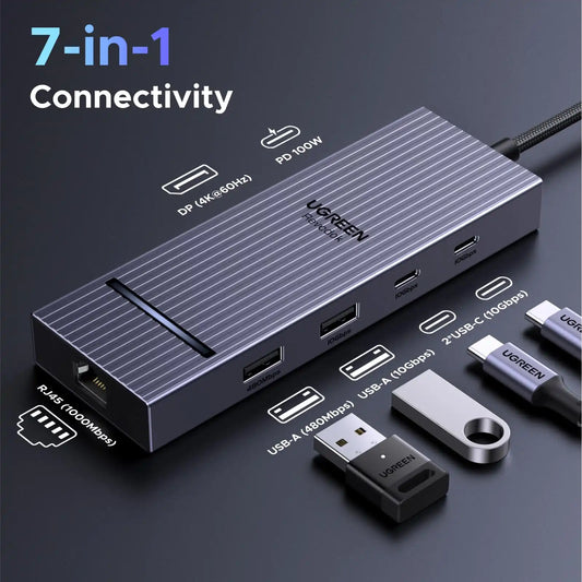 UGREEN Revodok Pro 7-in-1 USB-C Hub with 4K DisplayPort