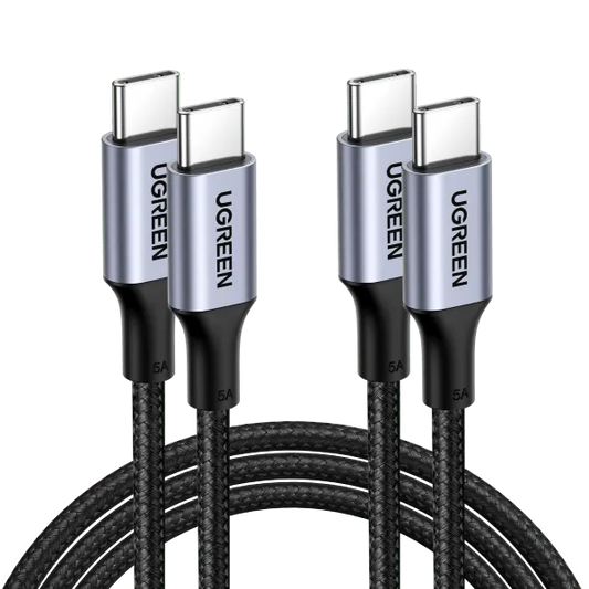 UGREEN USB C to USB C 100W Fast Cable 2 Pack